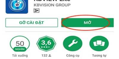 Hướng dẫn tải  phần mềm xem camera đầu ghi KBVISION trên điện thoại Adroid /IOS