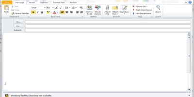 outlook không thấy nut Send khi Viết Email 2007/2010/2013