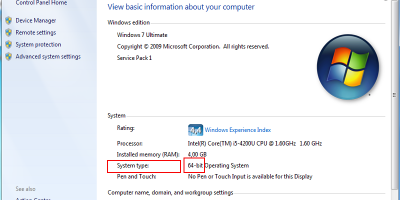 Hướng dẫn phân biệt hệ điều hành bao nhiêu bit (cách xem win7 bao nhieu bit )